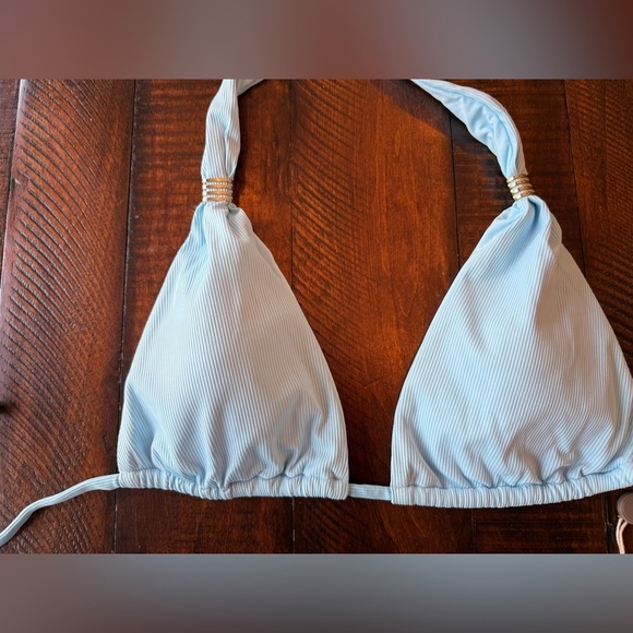 Melissa Odabash Sky Blue Bikini Top NWT - Picture 10 of 13